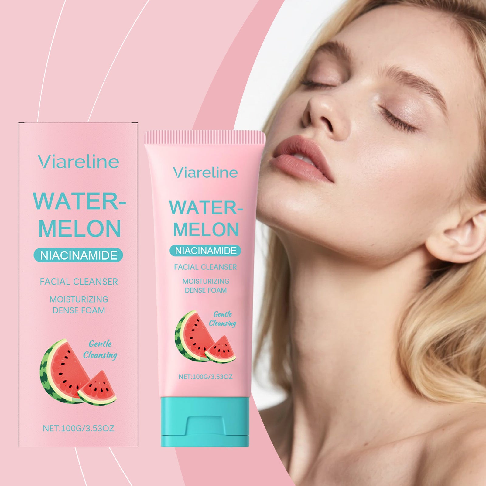 Watermelon Acne Foam Facial Cleanser – IZY GLOW