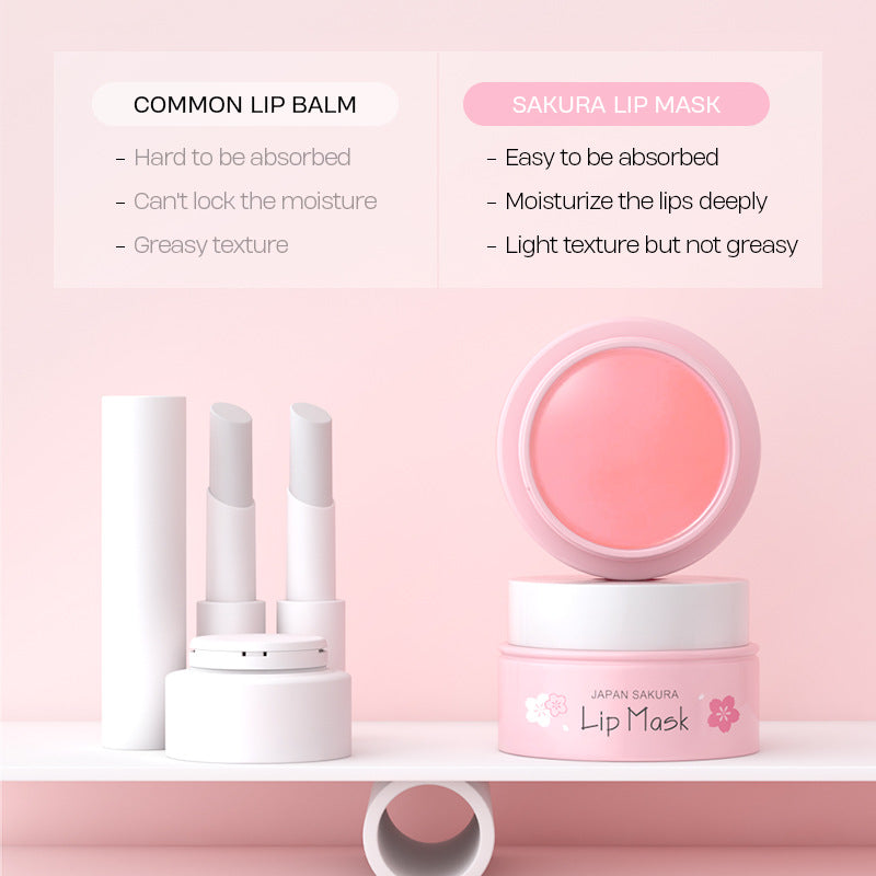8G Bouncy Moisturizing Sakura Lip Mask – IZY GLOW
